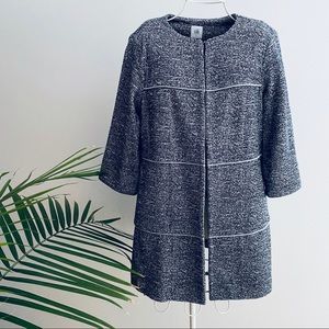 CAbi Black/White Tweed Jacket - S